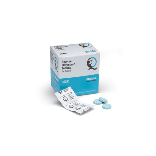 Quala 50036380 Ultrasonic Enzyme Ultrasonic Cleaing Tablets 64/Pk Quala 50036380 Ultrasonic Enzyme Ultrasonic Cleaing Tablets 64/Pk